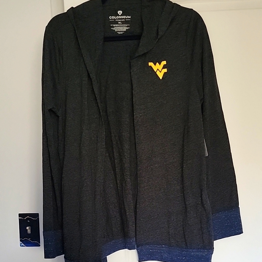 Colosseum Dark Gray Hoodie with Yellow Emblem